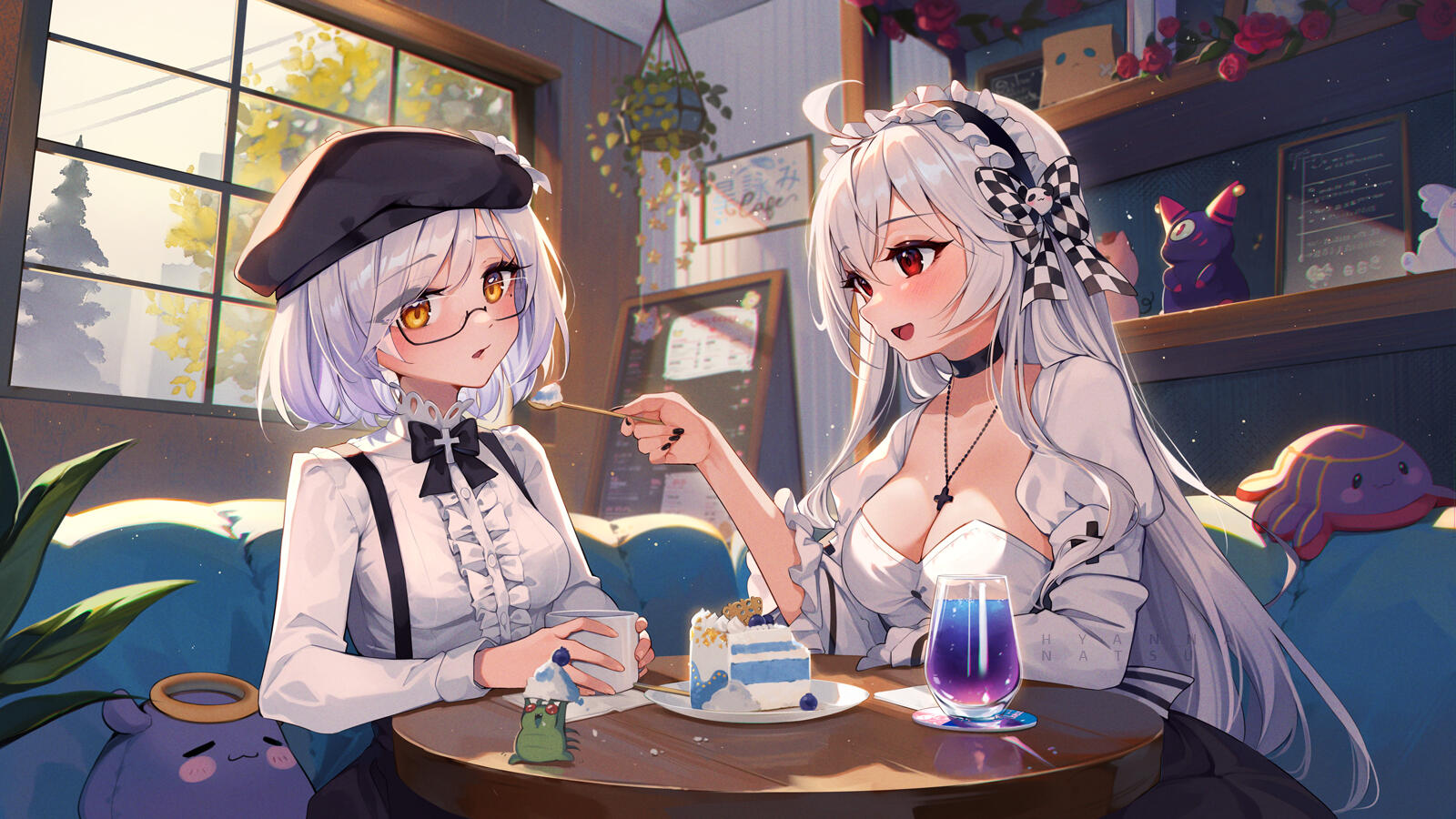 Bust commission with background